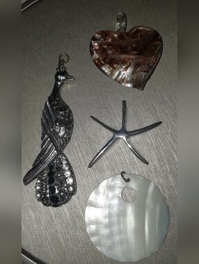 Lot Of 4 Pendant Necklace Charms